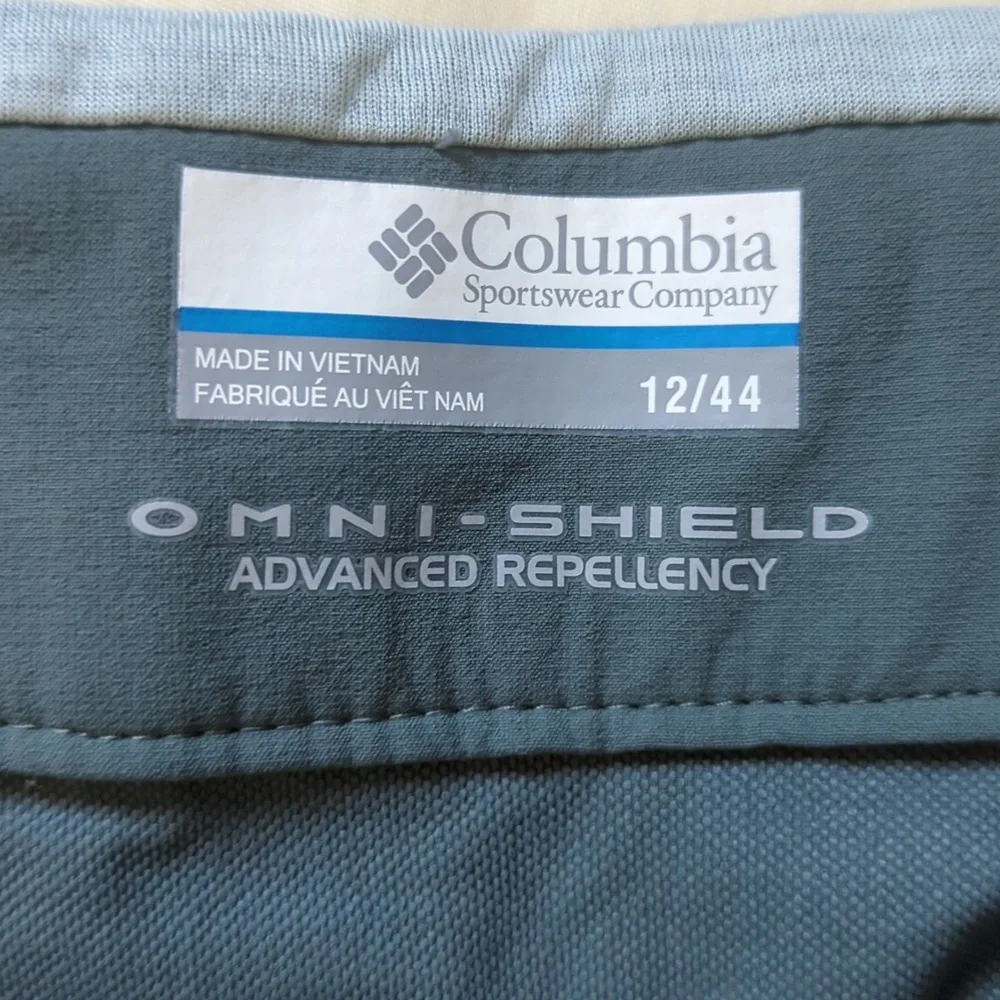 Women's Columbia Outdoor Pants Green 12 - Picture 5 of 6